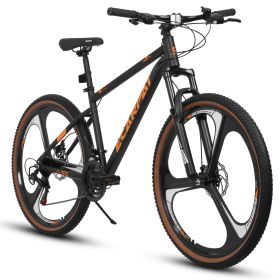 A27301M Ecarpat Mountain Bike 27.5 Inch Wheels, 21 Speed Road Bicycle with Dual Disc Brakes for Men and Women