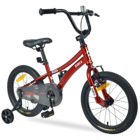 ZUKKA Kids Bike,16 Inch Kids' Bicycle with Training Wheels for Boys Age 4-7 Years,Multiple Colors