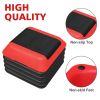 Height-Adjustable Step Aerobics Platform Fitness Equipment Stepper Trainer Exercise Step Platform with 4 Riser Red