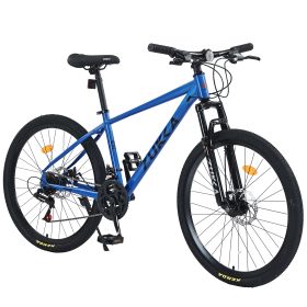 Mountain Bike for Men and Women 26 inch 8-Speedl Suspension Fork KENDA Tires (Color: as Pic)