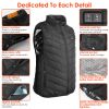 Heated Vest Electric USB Jacket Men Women Heating Coat Thermal Body Warmer Wear with 3 Temperature Levels