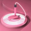 LED Glow-in-the-dark Jumping Rope; USB Chargeabe Luminous Jumping Rope For Men And Women; Home Fitness Workout Accessories